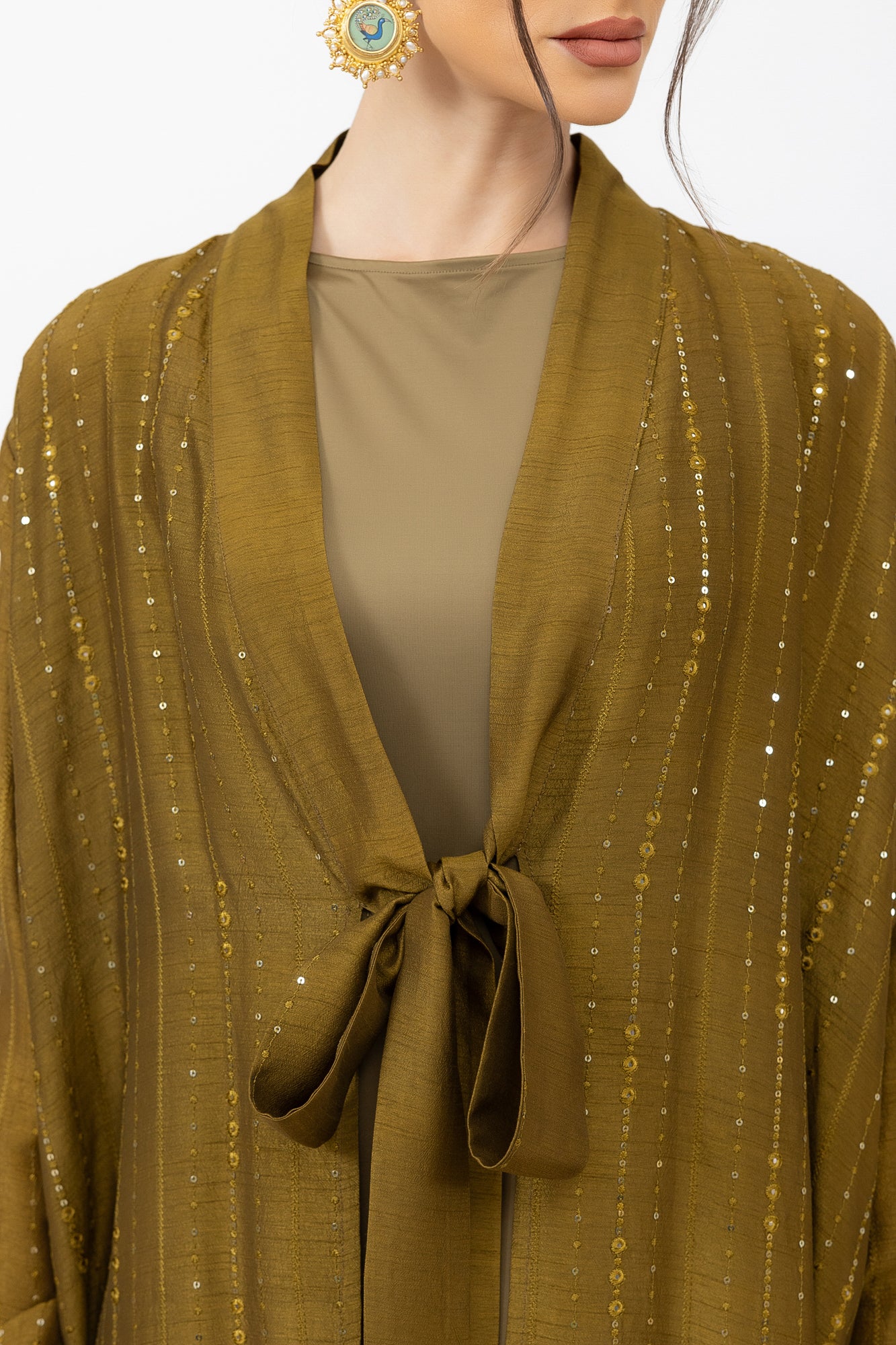 Mirror Work Abaya image 4