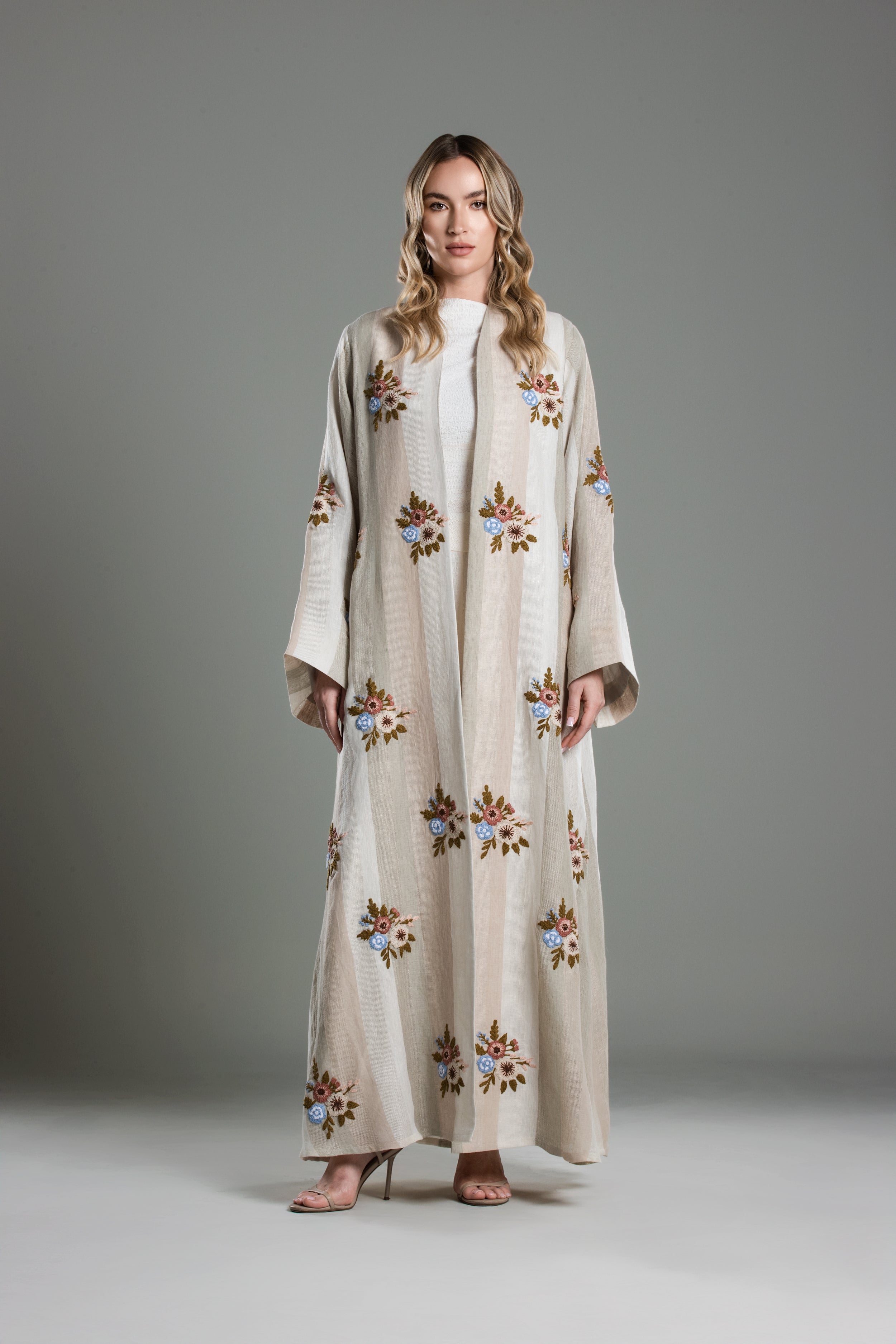 Floral Embroidery Abaya