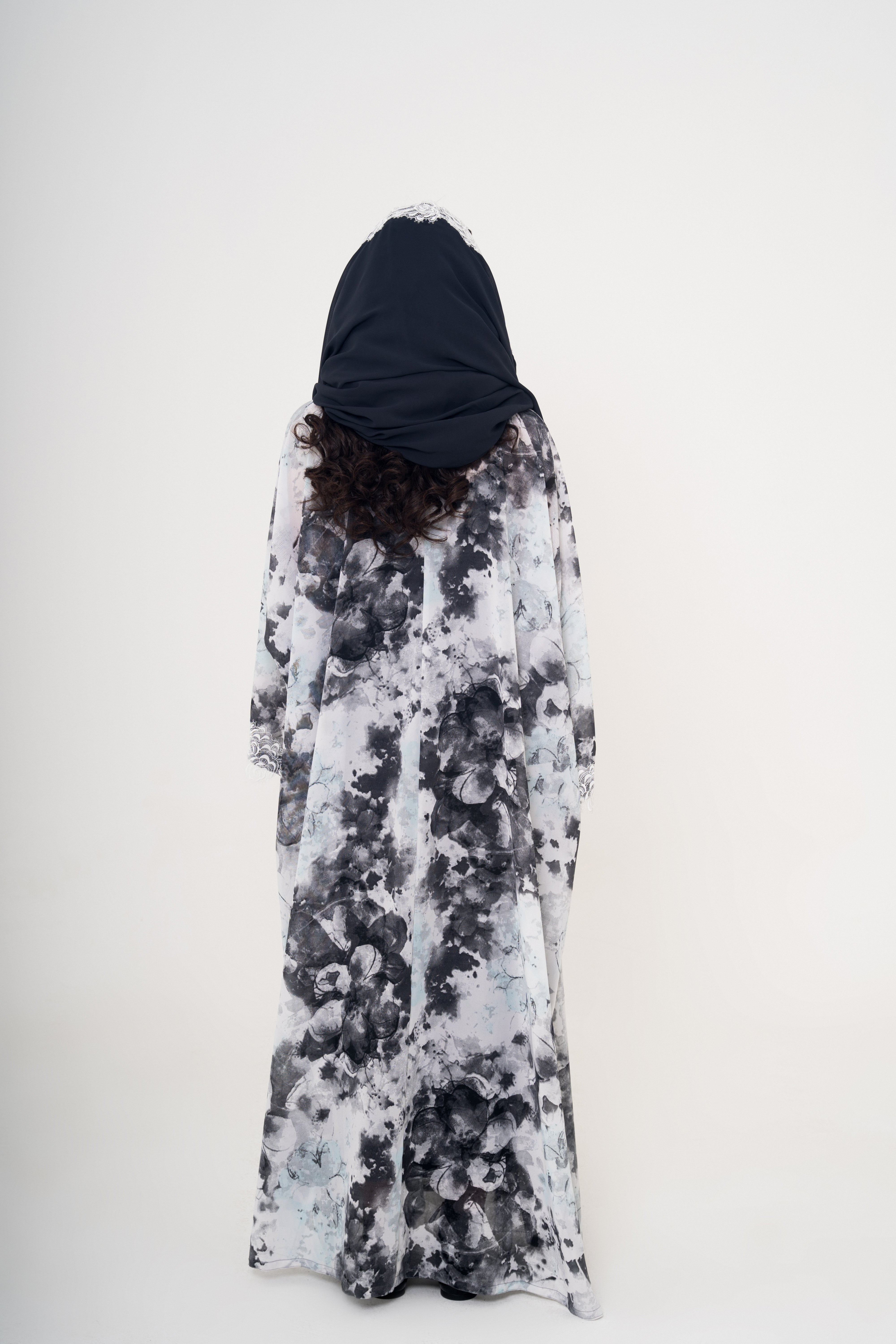 Misty Printed Abaya