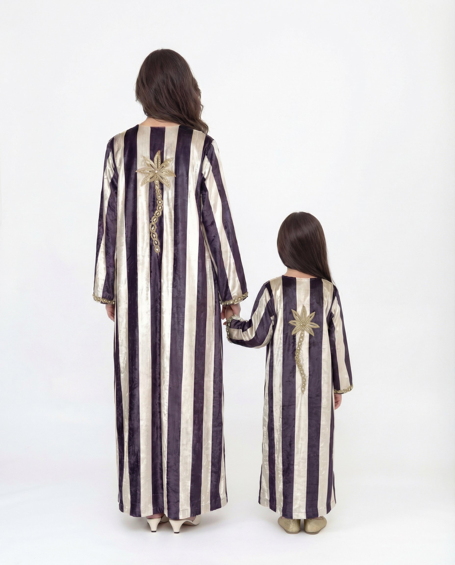 Striped Velvet Kaftan