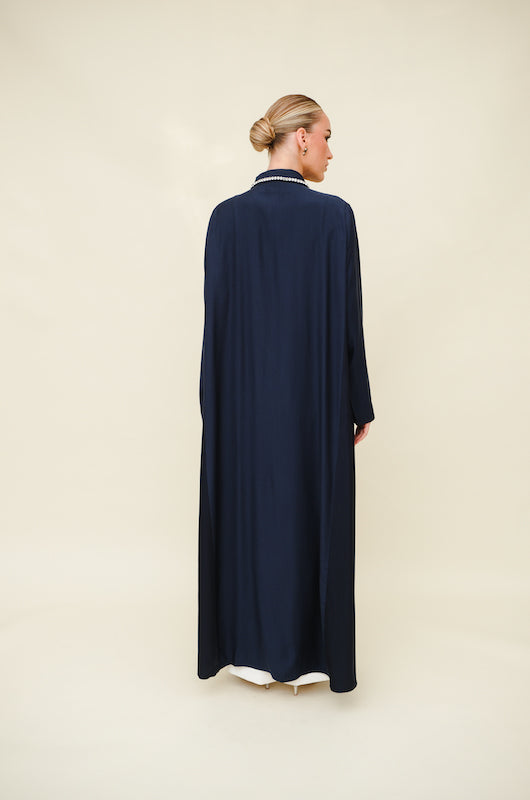 Crystal Collar Abaya