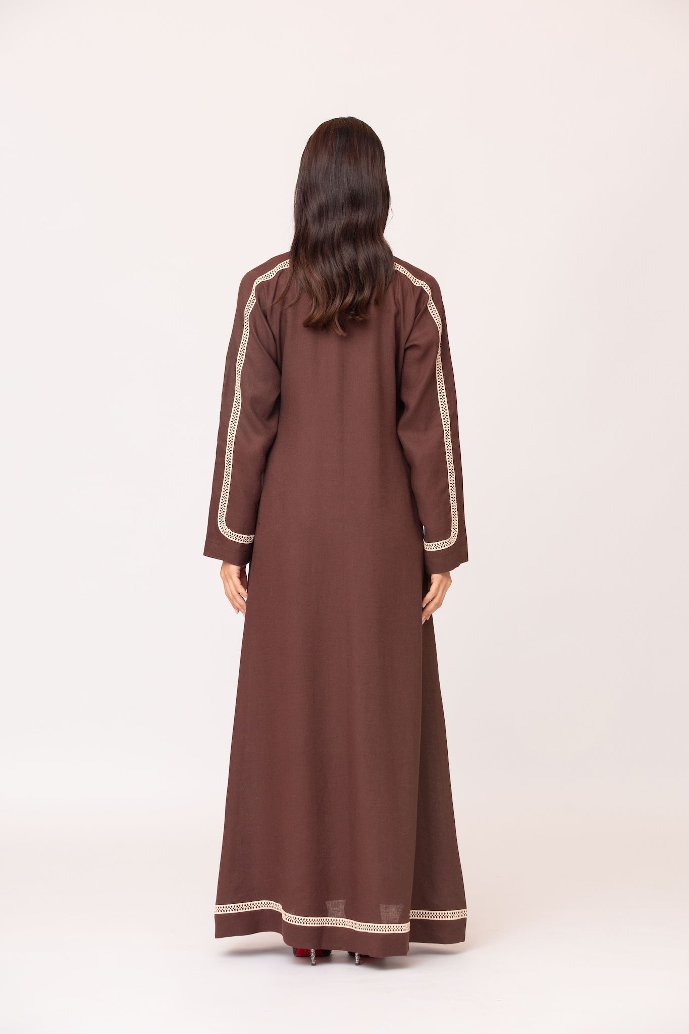 Delicate Lace Abaya