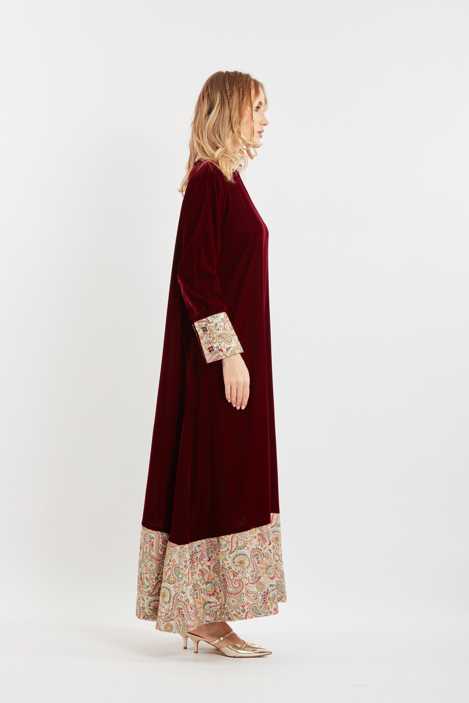 Crystal Collared Kaftan