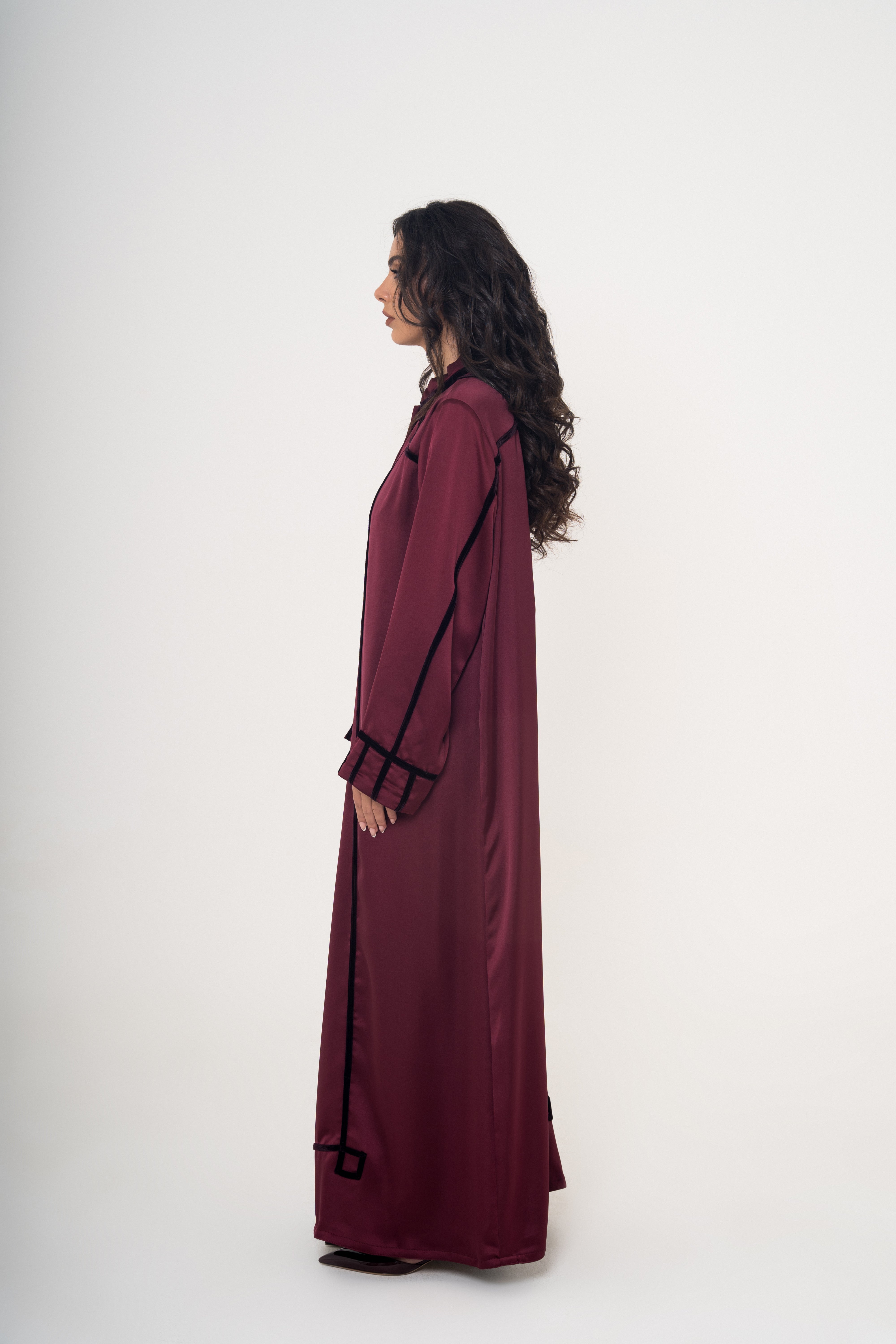 Velvet Appliqué Abaya