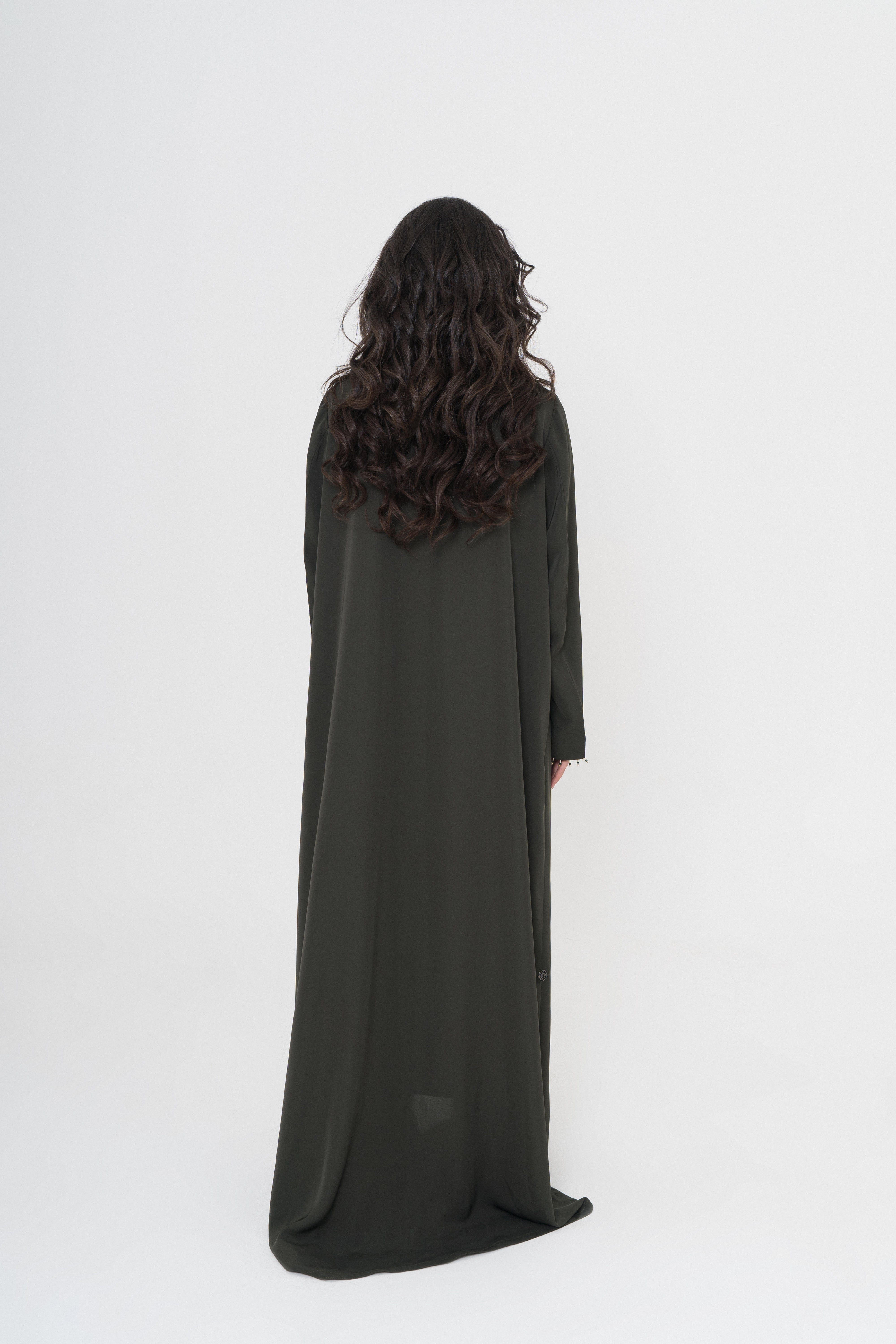 Coat-Style Tassel Abaya