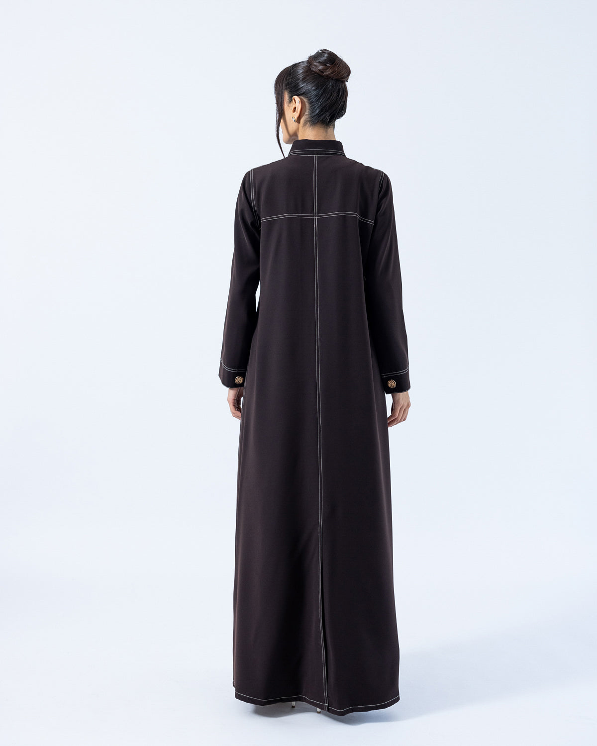 The Topstitched Abaya