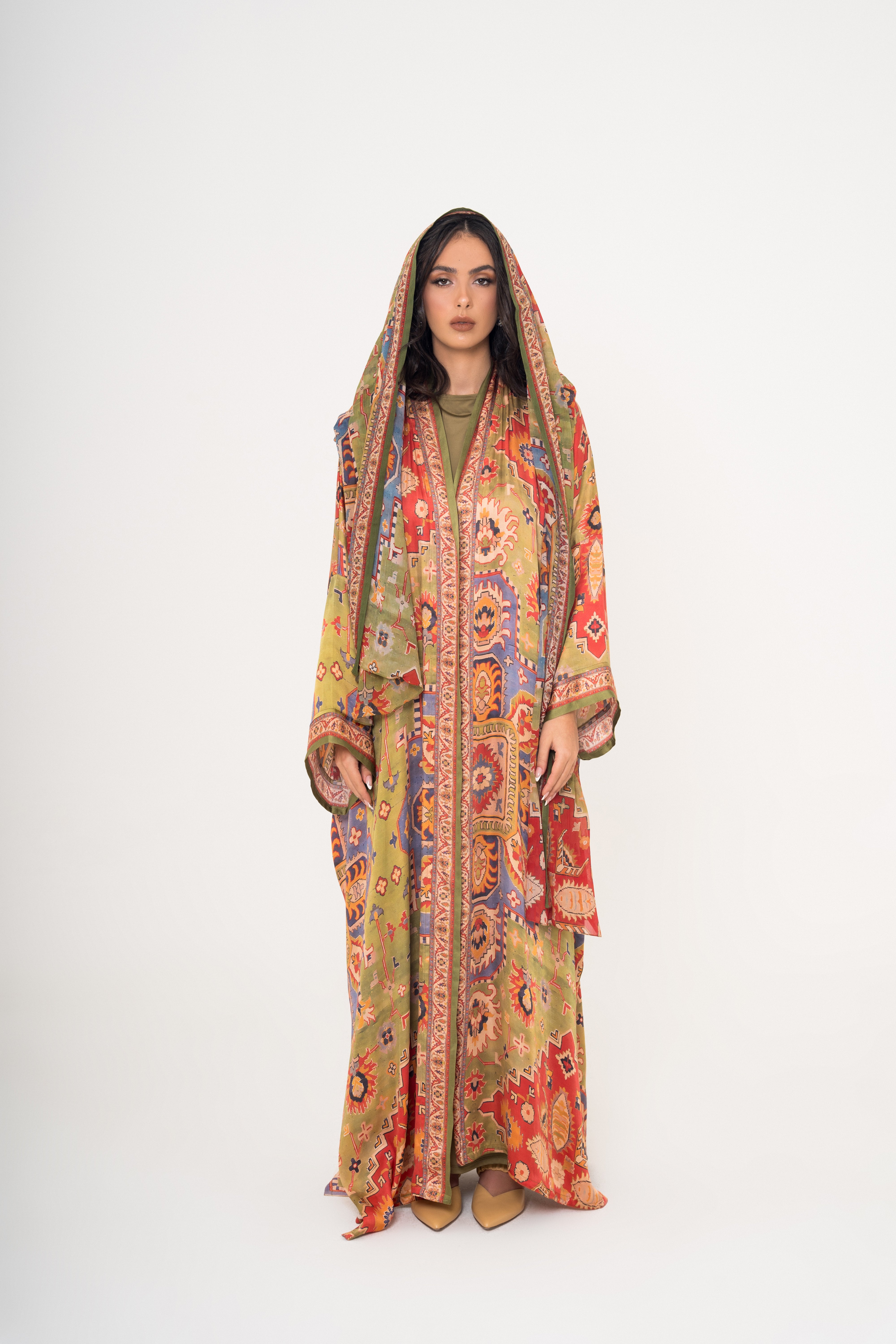 Kelim Print Abaya
