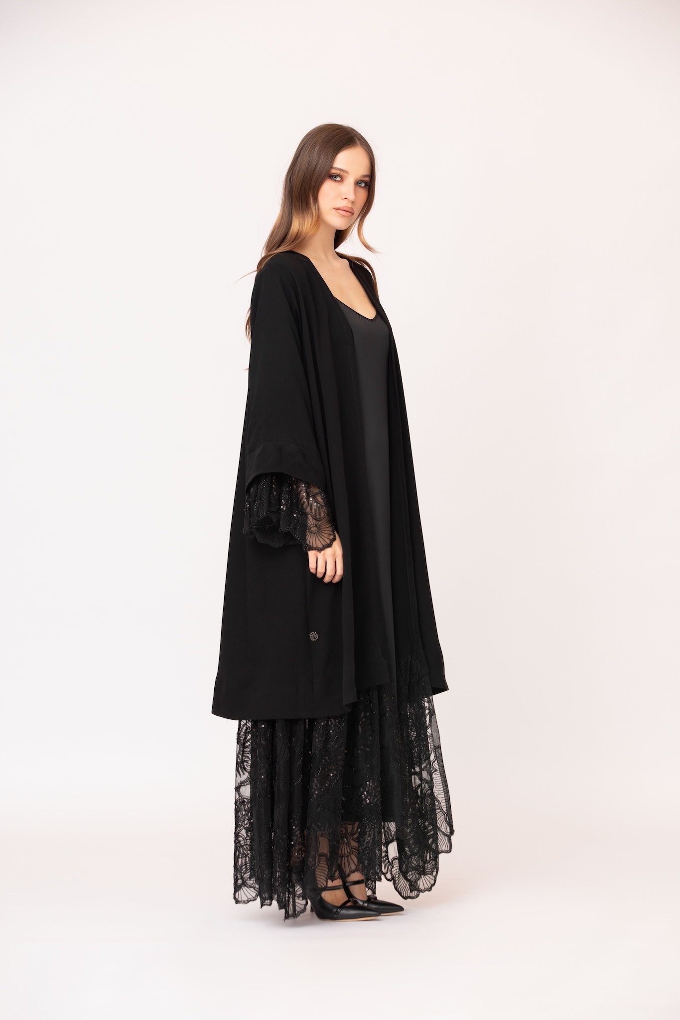 Flowy Embroidered Abaya