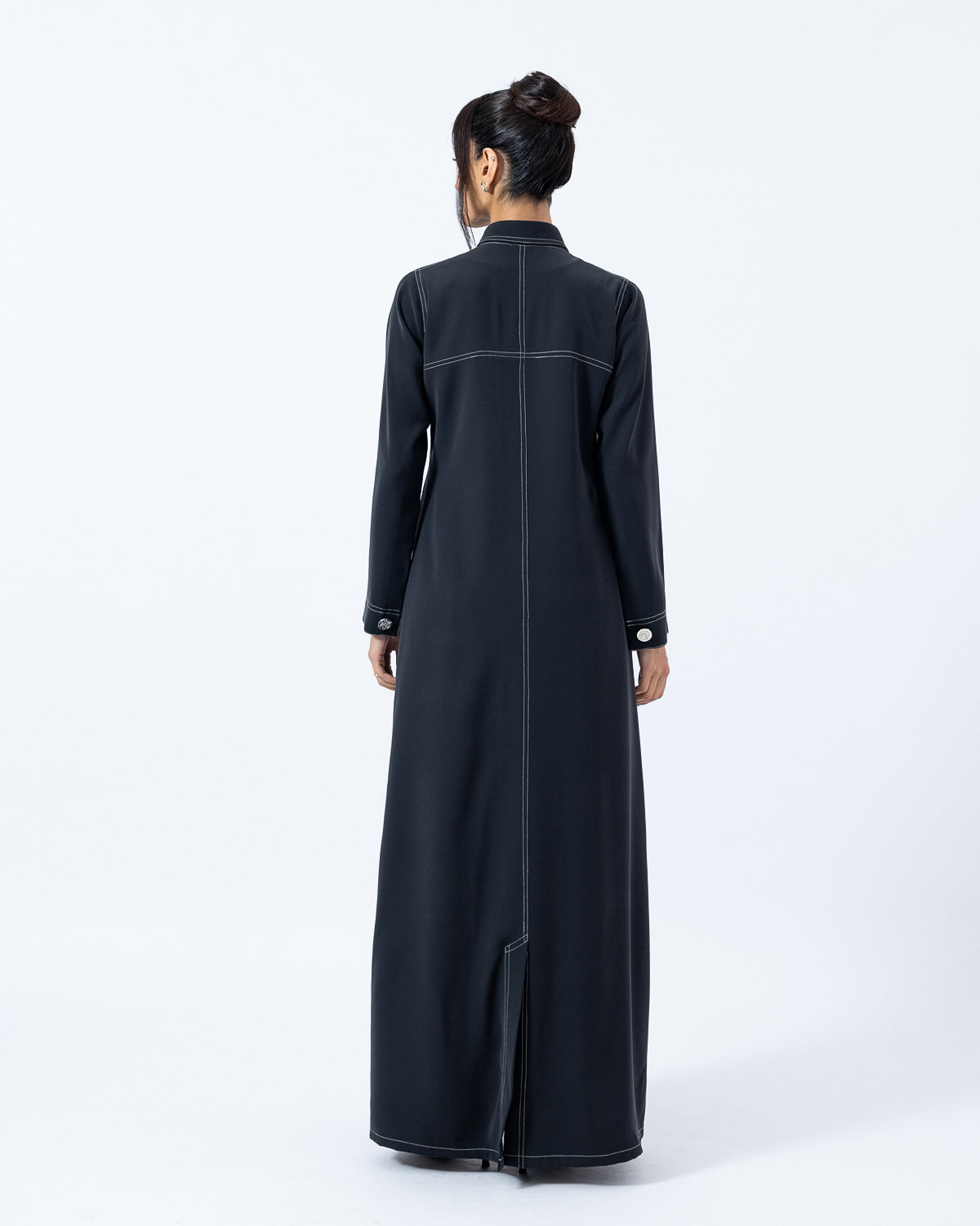 The Topstitched Abaya