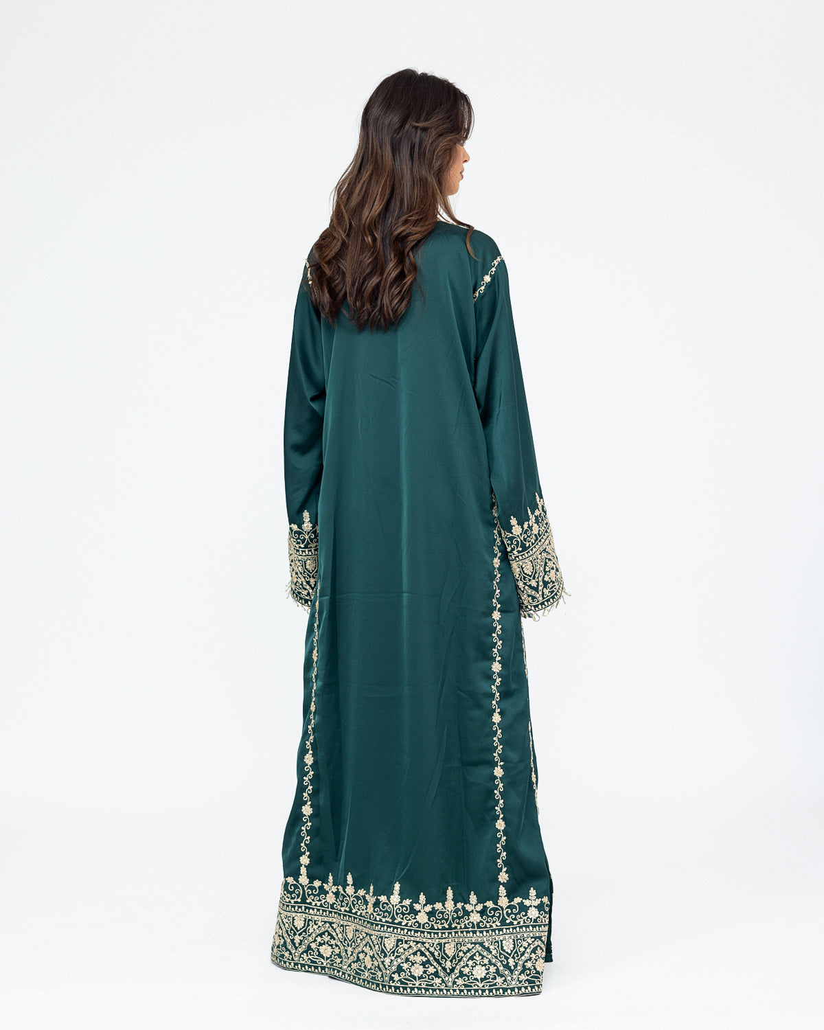 Silk Embroidered Kaftan