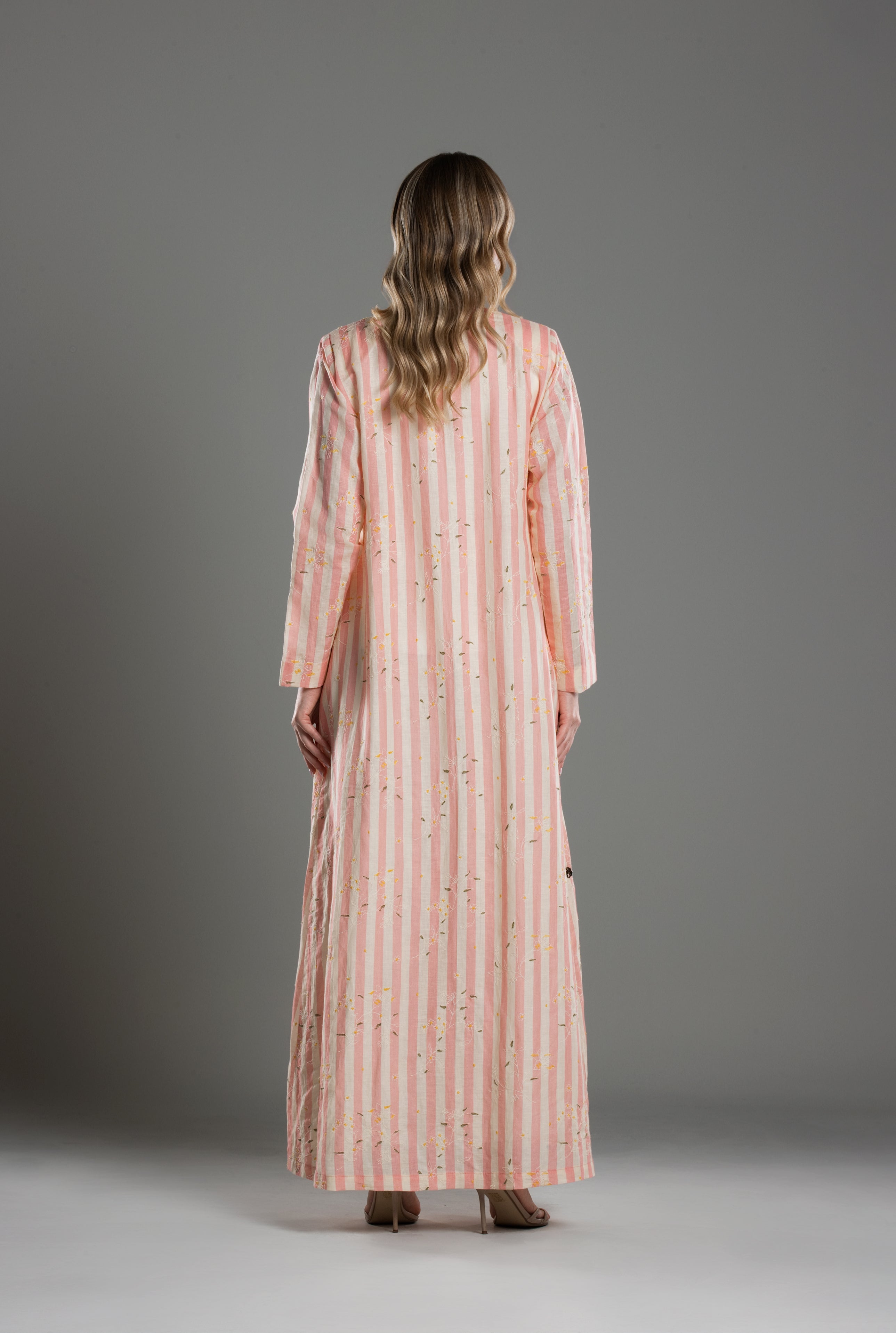 Overlap Blazer Linen Abaya