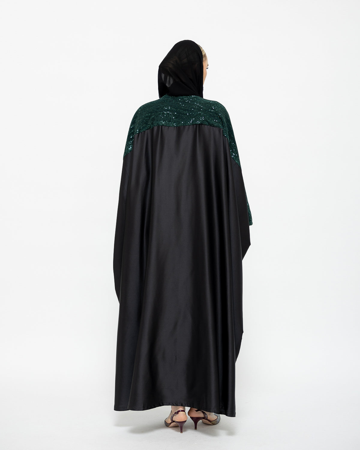 Sequin Shoulder Abaya image 2