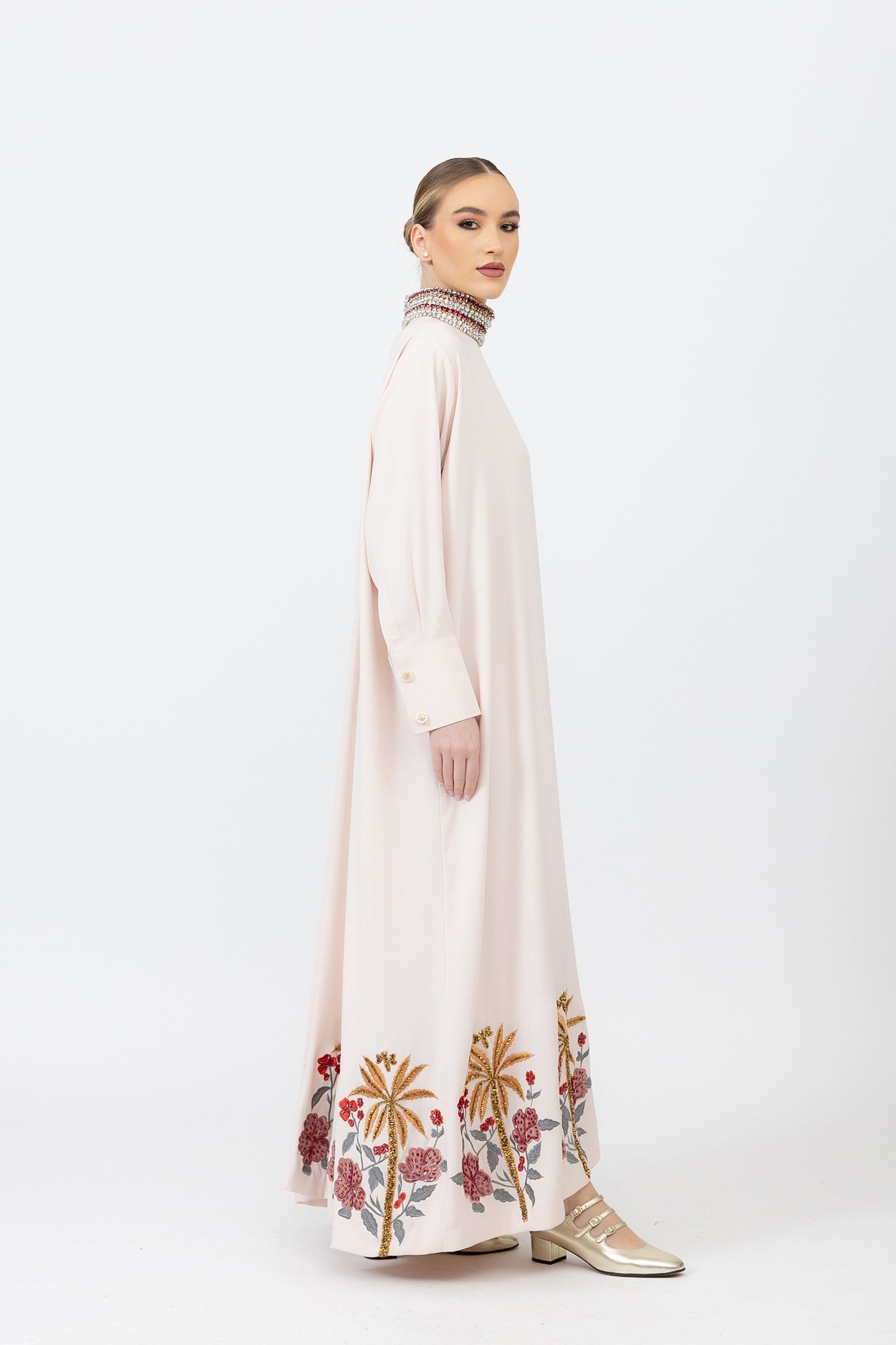 Crystal Collar Kaftan image 1