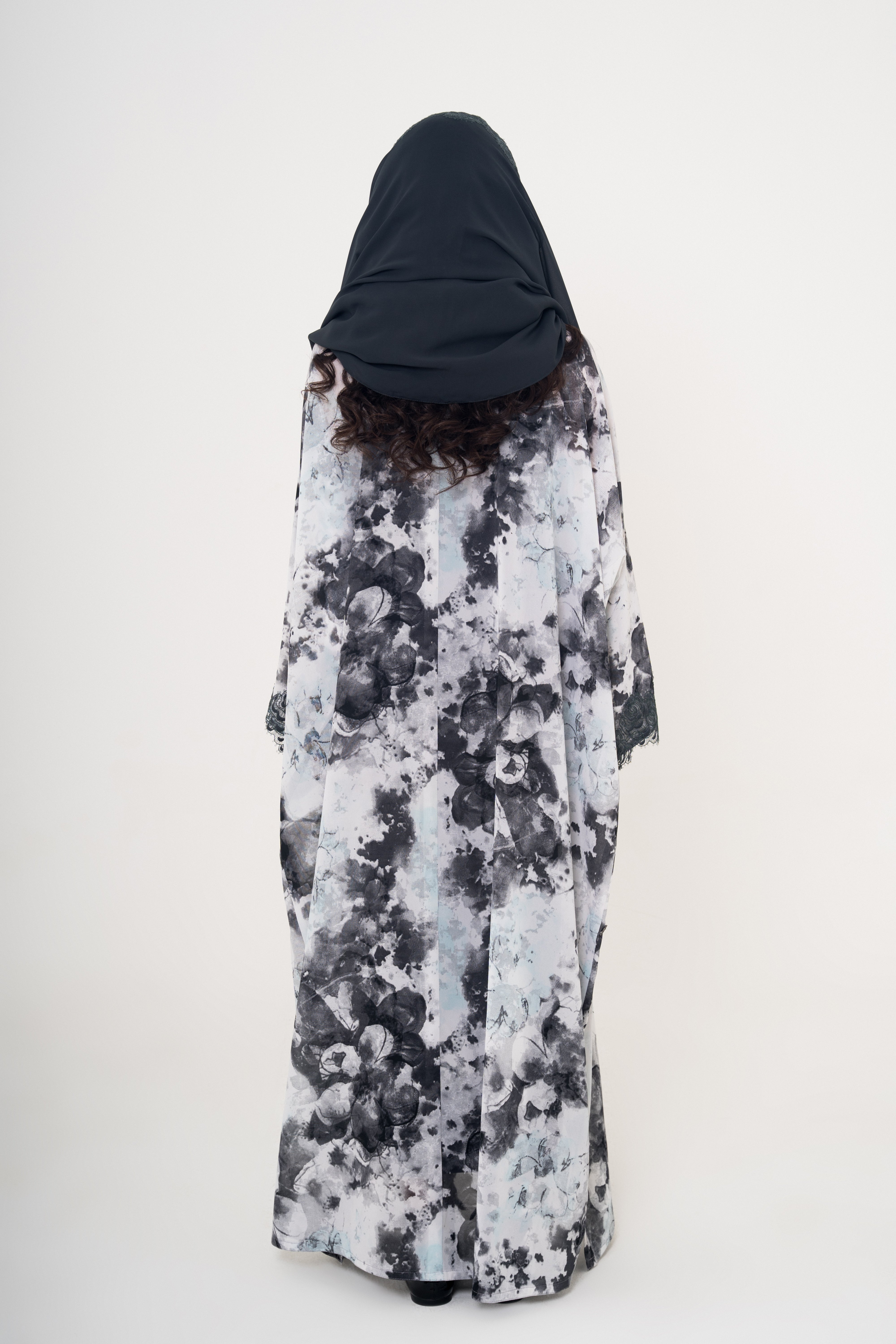 Misty Printed Abaya