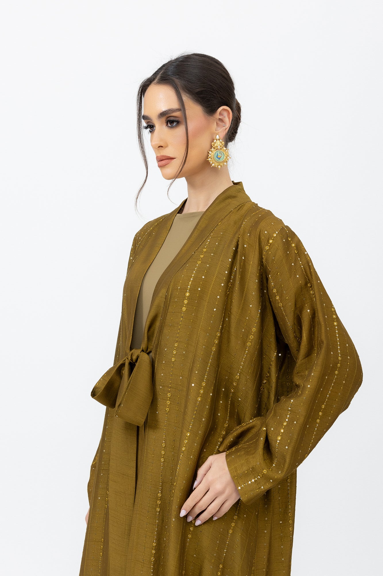 Mirror Work Abaya image 3