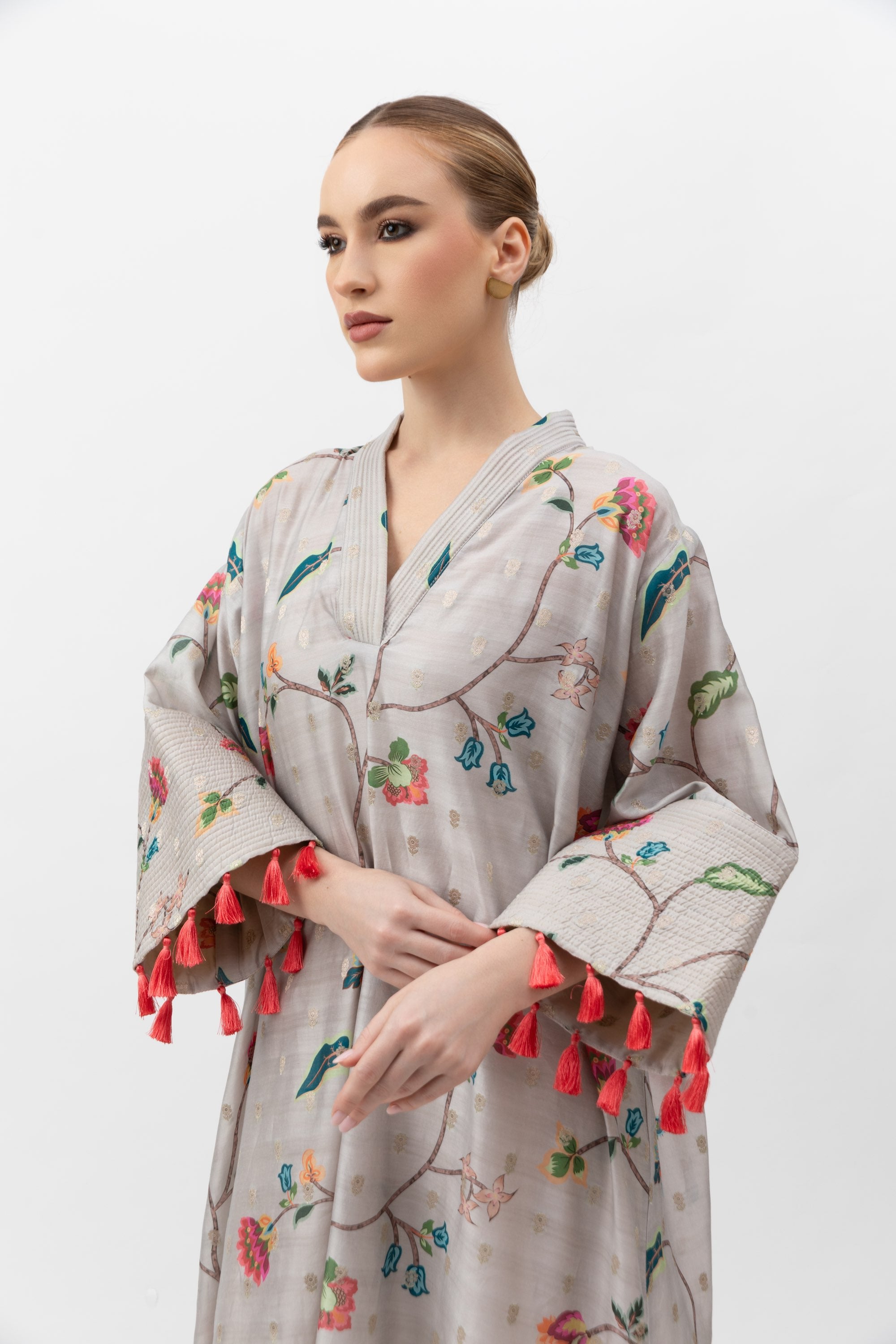 Floral Printed Kaftan image 3