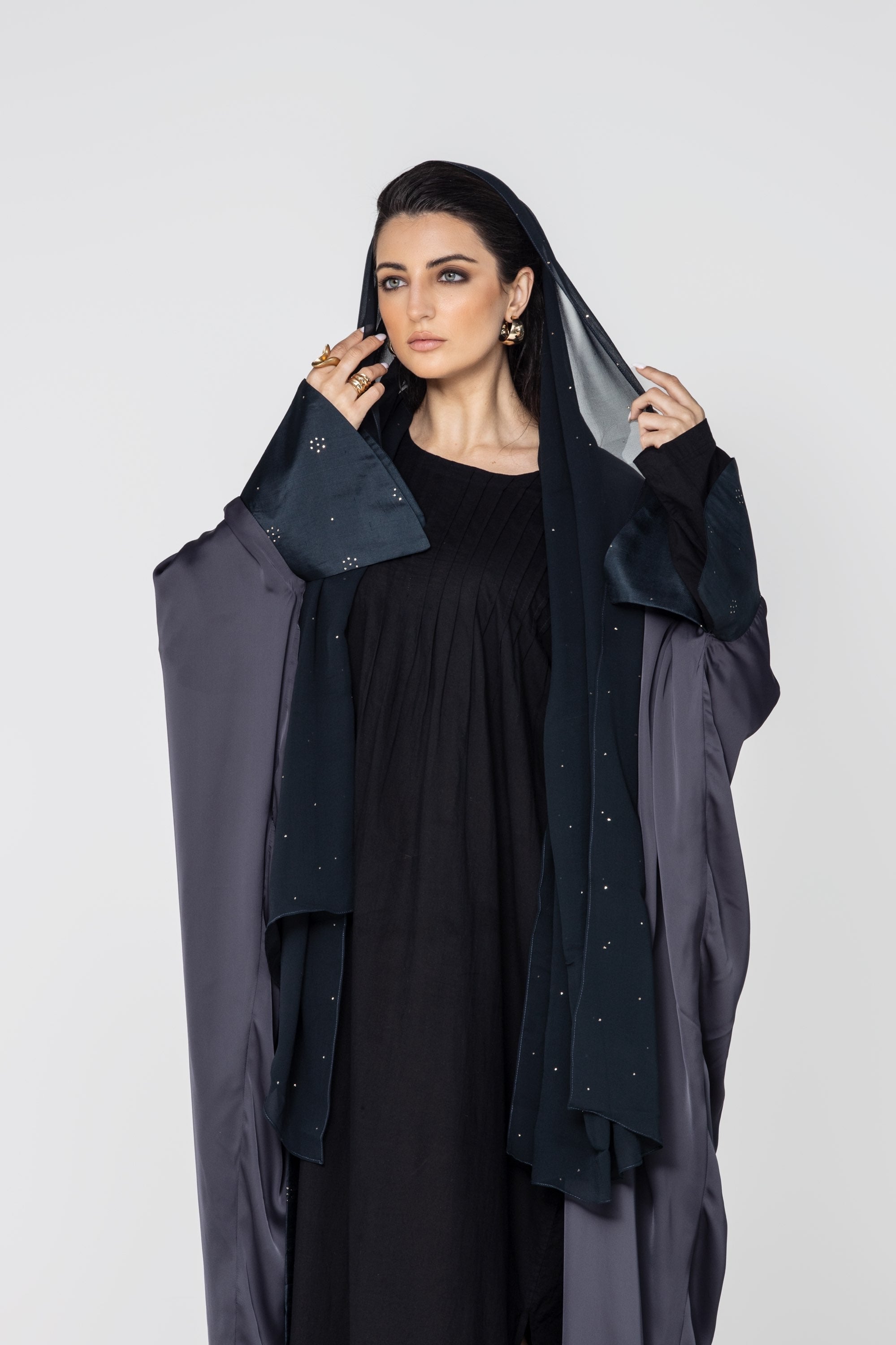 Nagda Sleeves Details Abaya image 1