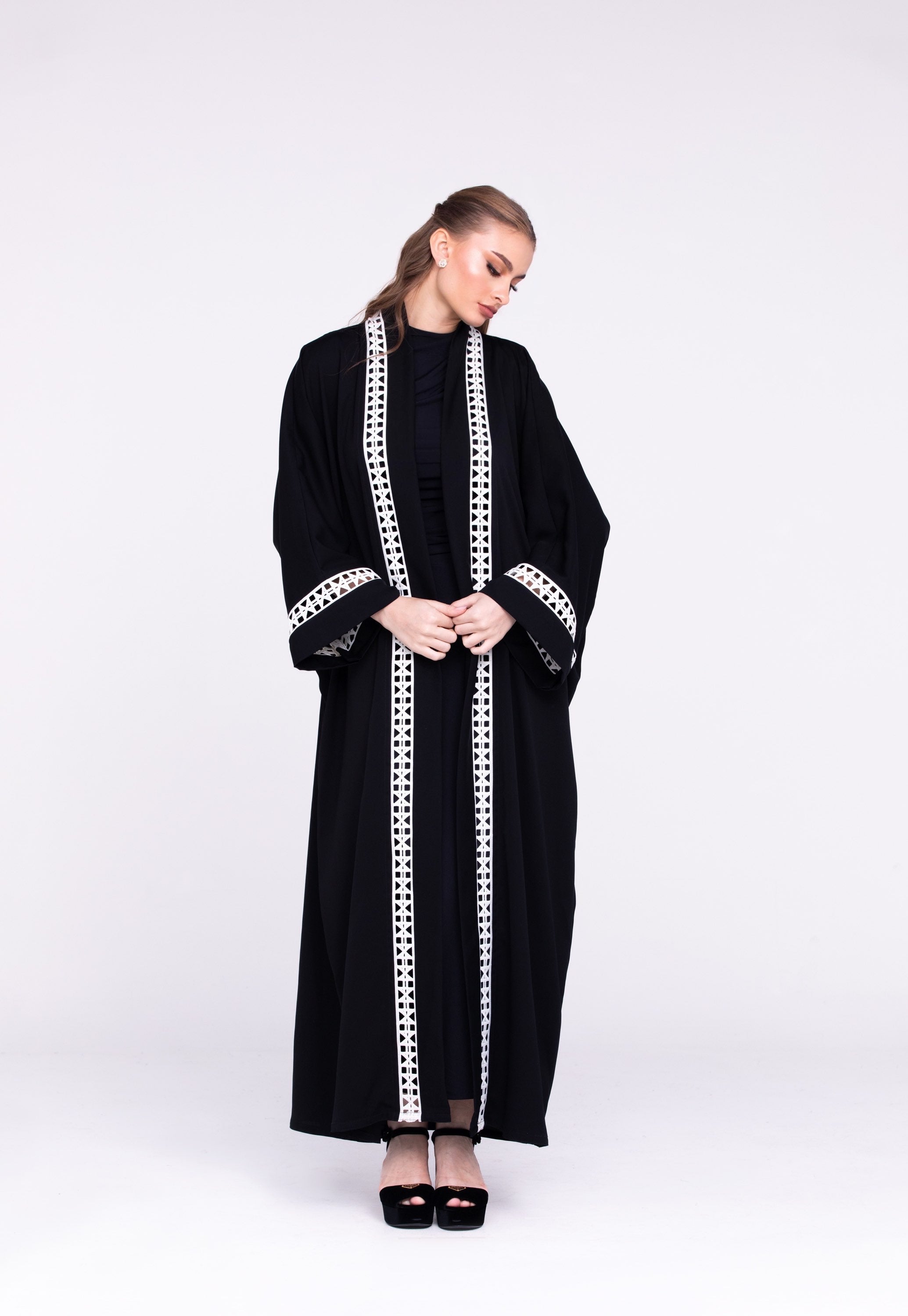 Lace Abaya image 0