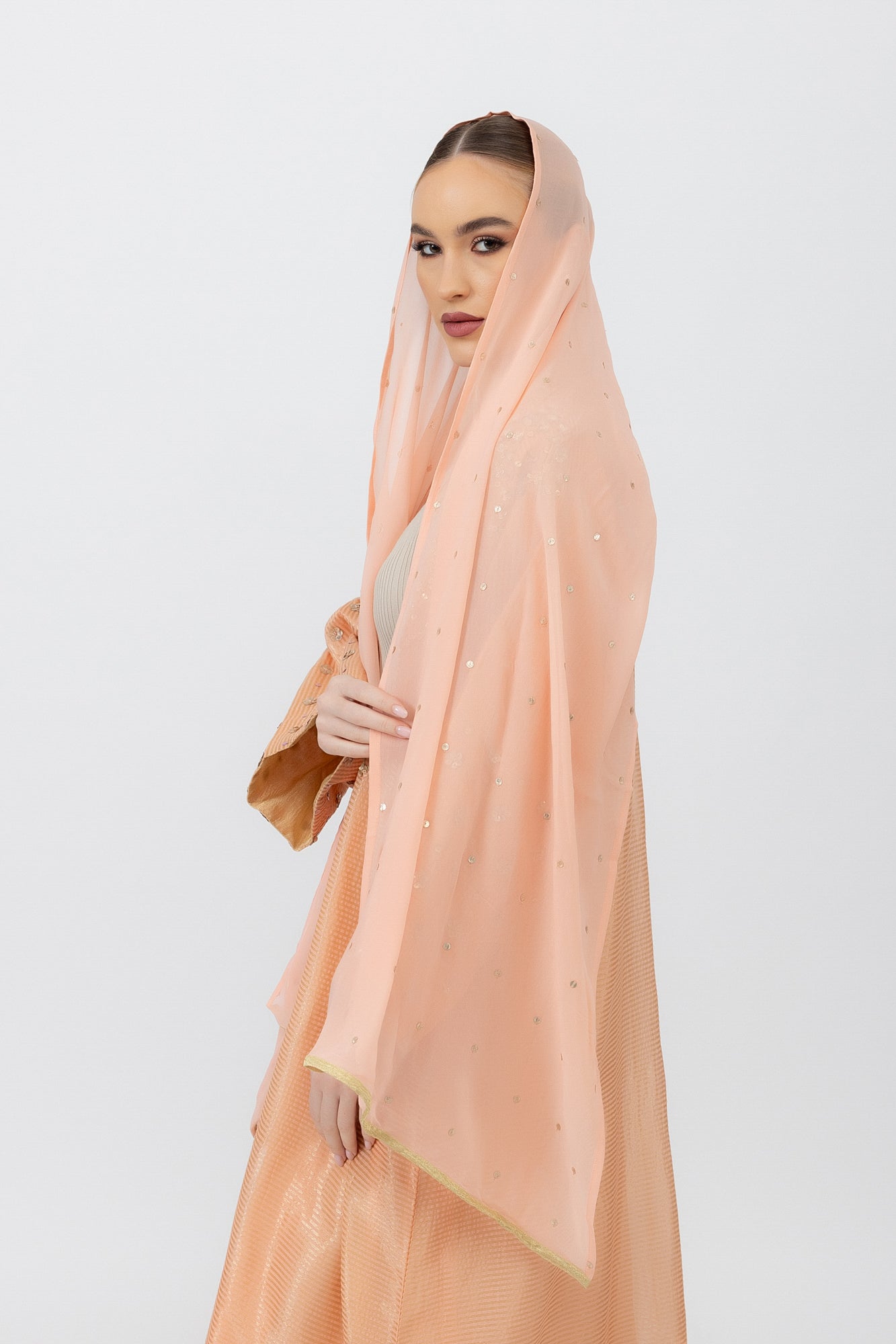 Silk Organza Abaya image 3