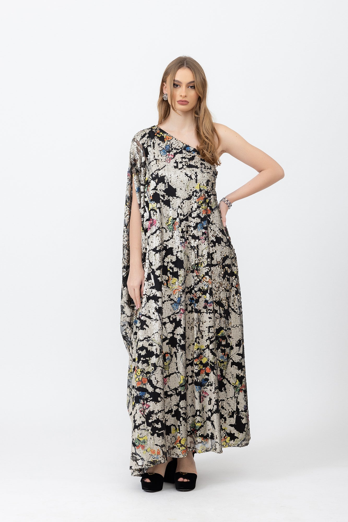 One Shoulder Kaftan image 0